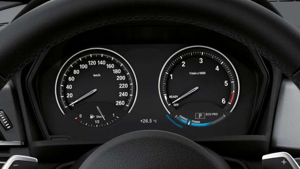Digitalna instrument ploča BMW-a serije 2 Gran Tourer Unutrašnjost s digitalnom instrument pločom BMW-a serije 2 Gran Tourer F46 2018