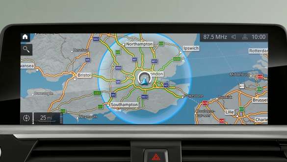 Navigacijski sustav BMW-a serije 3 Limuzina 2021 G20 plug-in hibrid Detaljan prikaz navigacijskog sustava BMW-a serije 3 Limuzina 2021 G20 plug-in hibrida