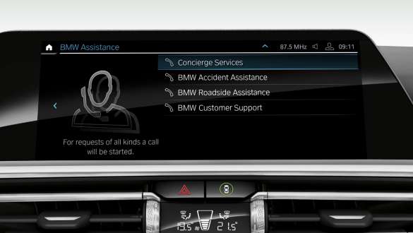 Concierge usluga BMW serije 3 Touring, Concierge usluga