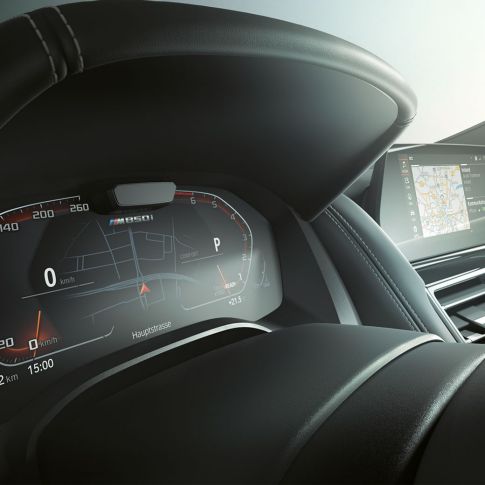 BMW M850i xDrive, digitalna instrument ploča, Driving Assistant Plus. BMW M850i xDrive, digitalna instrument ploča, Driving Assistant Plus.