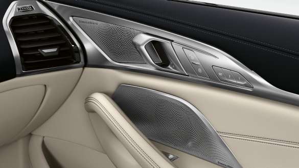 Bowers & Wilkins Diamond surround sustav ozvučenja BMW serije 8 Gran Coupé, Bowers & Wilkins Diamond surround sustav ozvučenja