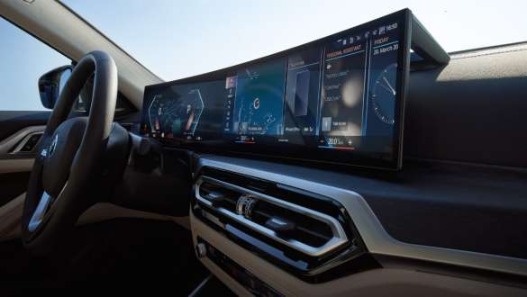 BMW Curved Display BMW i4 G26 2021 BMW Curved Display BMW i4 G26 2021 Control Display unutrašnjost