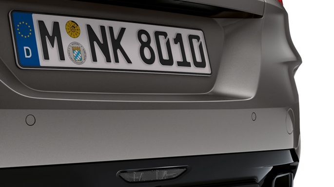 Ispušne cijevi BMW-a Z4 Roadster M40i Detaljan prikaz ispušnih cijevi BMW-a Z4 Roadster M40i G29 2019 BMW Individual Frozen grey metalik boje