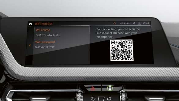 Wi-Fi Hotspot. BMW M135i xDrive s opcijom Wi-Fi Hotspot.