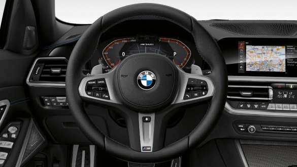 M kožni upravljač BMW M340i xDrive Limuzina G20 2020 BMW M340i xDrive Limuzina G20 2020 M kožni upravljač kokpit unutrašnjost