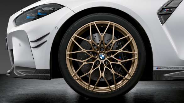 20”/21” M Performance kovani naplatak 1000 M Frozen Gold Bronze BMW M3 Limuzina G80 2020 BMW M3 Limuzina G80 2020 20”/21” M Performance kovani naplatak 1000 M Frozen Gold Bronze krupni plan