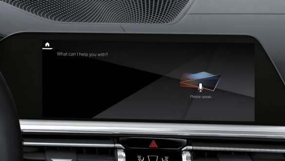 Intelligent Personal Assistant BMW serije 3 Limuzina M Automobili G80 G20 BMW serije 3 Limuzina M Automobili G80 G20 Intelligent Personal Assistant kontrolni zaslon unutrašnjost