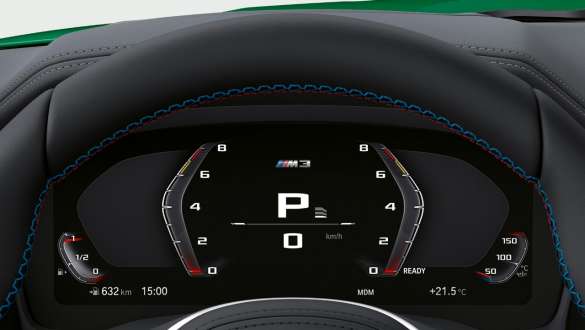 M specifična ploča s instrumentima BMW M3 Limuzina G80 2020 BMW M3 Limuzina G80 2020 M specifična ploča s instrumentima unutrašnjost