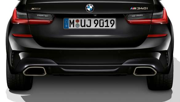 Ekskluzivni završeci ispušnih cijevi BMW M340i xDrive Touring, Ekskluzivni završeci ispušnih cijevi