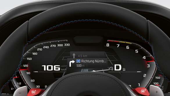 M specifična digitalna instrument ploča BMW-a M5 Competition F90 2020 Kokpit BMW-a M5 Competition F90 LCI Facelift 2020 s M specifičnom digitalnom instrument pločom