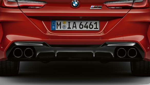 M Sport ispušni sustav. BMW M8 Competition Cabrio s M Sport ispušnim sustavom.