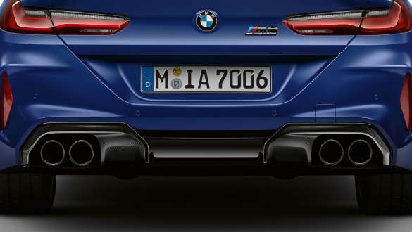 M Sport ispušni sustav. BMW M8 Competition Coupé sa M Sport ispušnim sustavom.