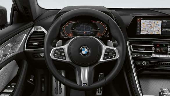 M kožni upravljač BMW-a M850i xDrive Gran Coupé G16 2019 Unutrašnjost s M kožnim upravljačem BMW-a M850i xDrive Gran Coupé G16 2019