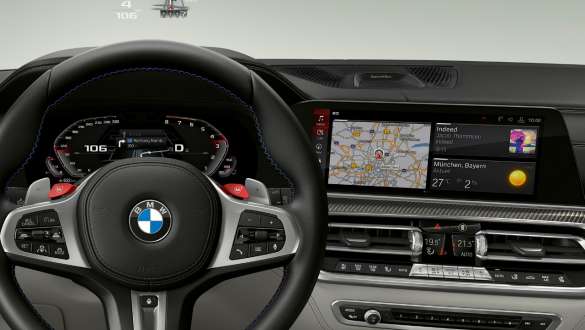 BMW X5 M Automobili sa BMW Live Cockpit Professional F95 G05 BMW Live Cockpit Professional BMW X5 M Automobili F95 2020 G05 2018 SUV unutrašnjost