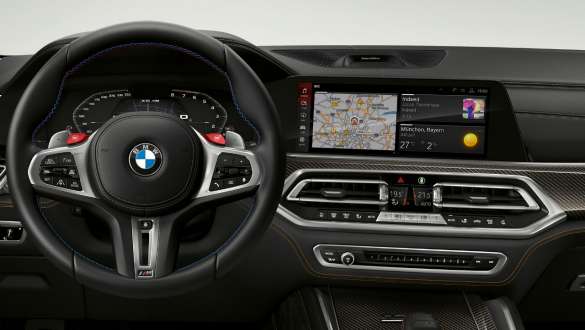 BMW X6 M Automobili sa BMW Live Cockpit Professional F96 BMW Live Cockpit Professional BMW X6 M Automobili F96 2020 SUV unutrašnjost