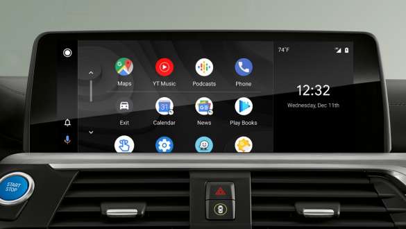 Integracija pametnog telefona BMW iX3 G08 Integracija pametnog telefona BMW iX3 G08 2020 kontrolni zaslon unutrašnjost