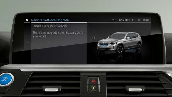 Remote Software Upgrade BMW iX3 G08 Remote Software Upgrade BMW iX3 G08 2020 kontrolni zaslon unutrašnjost