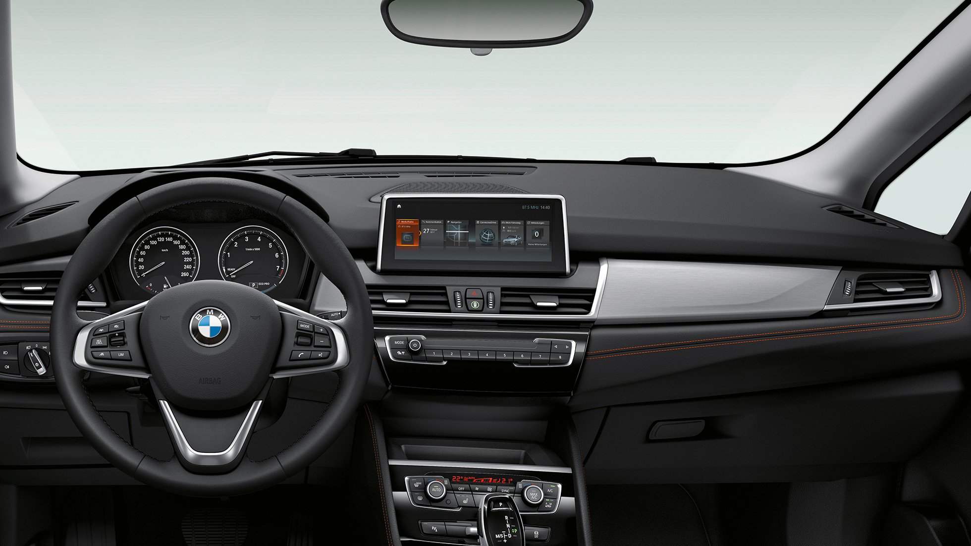 Kokpit BMW-a serije 2 Active Tourer Model Sport Line Kokpit BMW-a serije 2 Active Tourer Model Sport Line 220i F45 2018