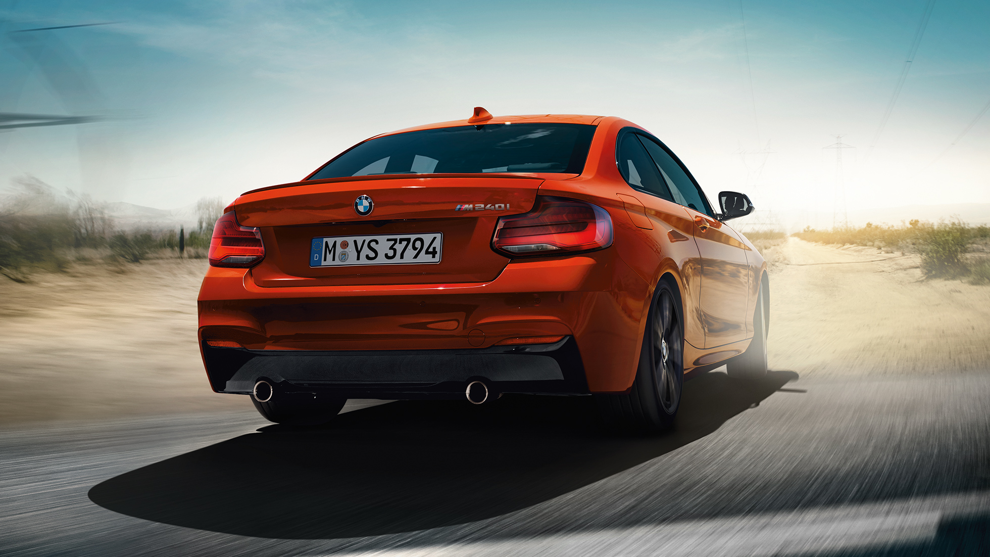 BMW serije 2 Coupé, prikaz sa stražnje strane BMW serije 2 Coupé, prikaz sa stražnje strane