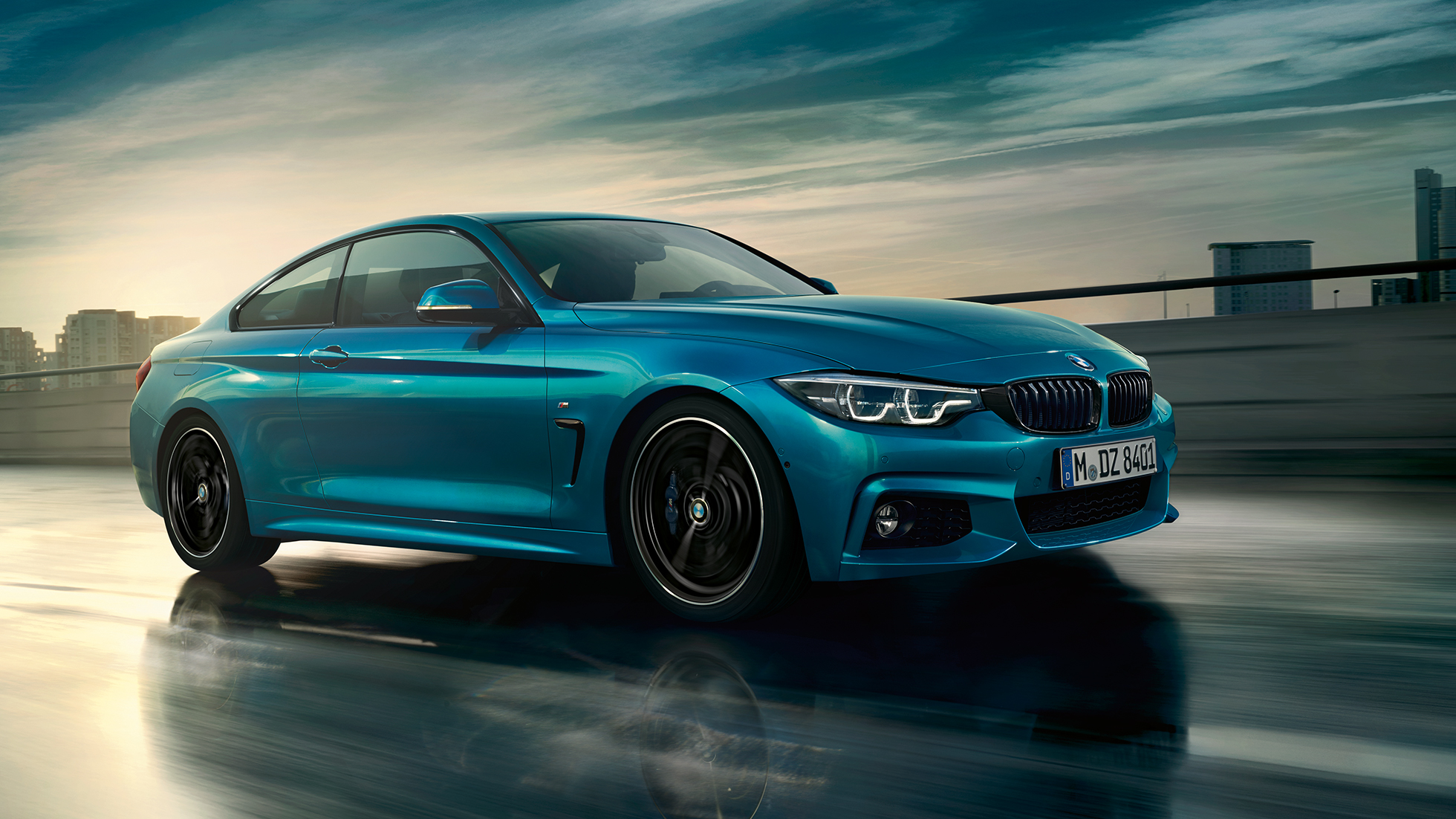 BMW serije 4 Coupé, bočni prikaz BMW serije 4 Coupé, bočni prikaz