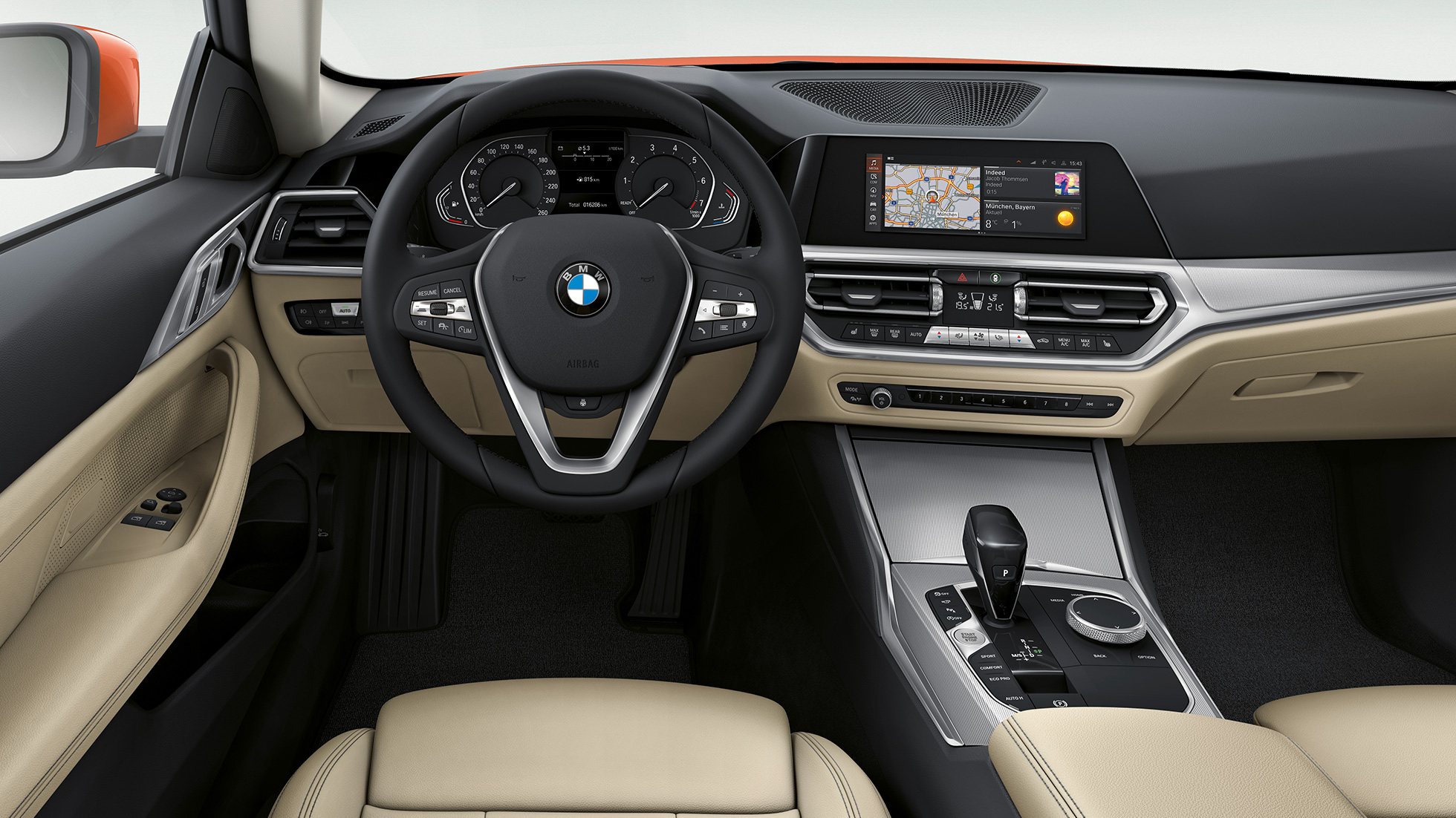 BMW serije 4 Coupé Osnovna oprema G22 2020 BMW serije 4 Coupé G22 2020 Osnovna oprema unutrašnjost