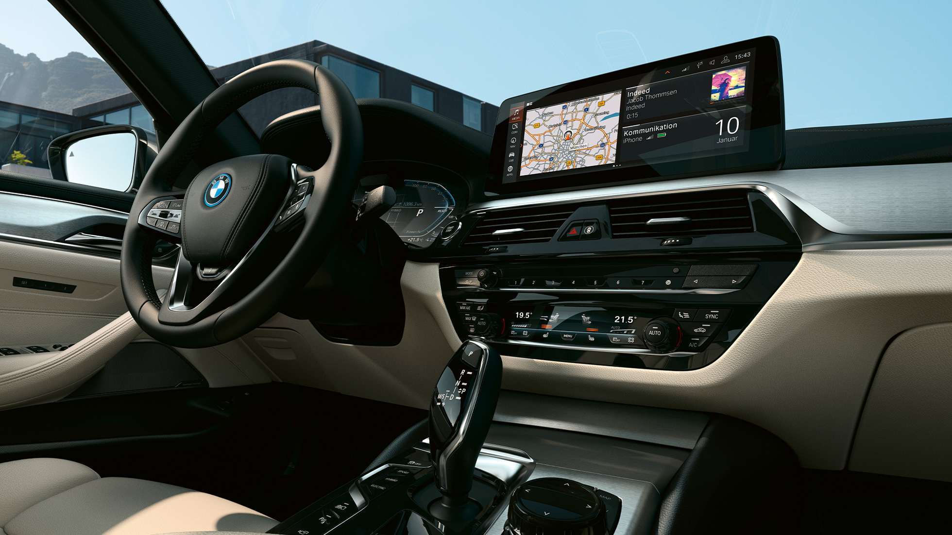 Kokpit BMW serije 5 Touring G31 Kokpit BMW serije 5 Touring G31 Facelift 2020 Sophisto Grey unutrašnjost