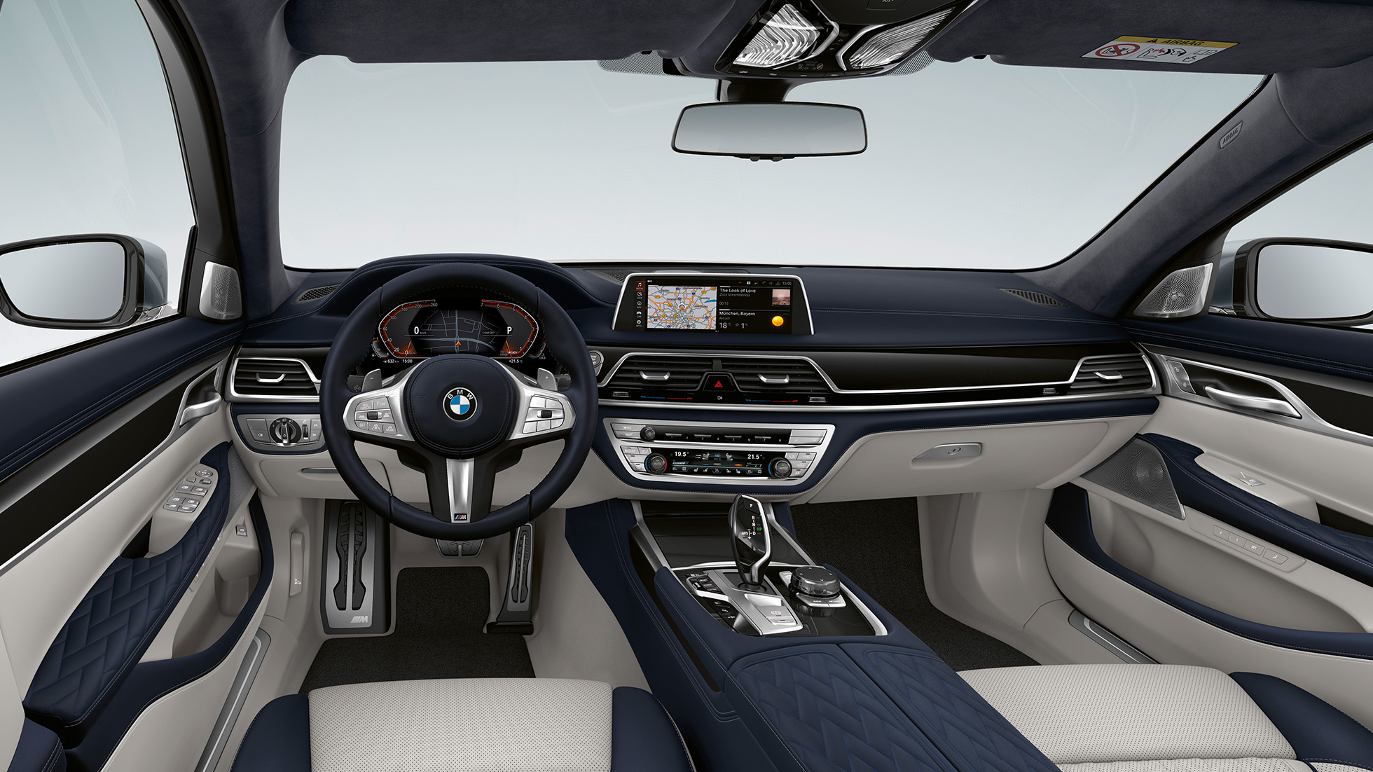 M Sport paket BMW-a serije 7 Limuzina, unutrašnjost Unutrašnjost M Sport paketa BMW-a serije 7 Limuzina