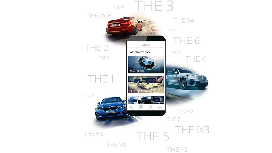 BMW Catalogue App BMW Brochure App na pametnom telefonu