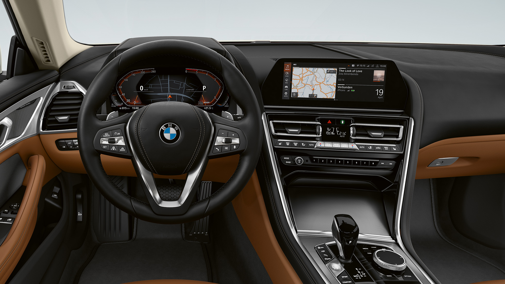 Ukrasne letvice u Aluminium 'Mesh effect' dark boji. BMW serije 8 Coupé, Kokpit, Ukrasne letvice u Aluminium 'Mesh effect' dark boji.