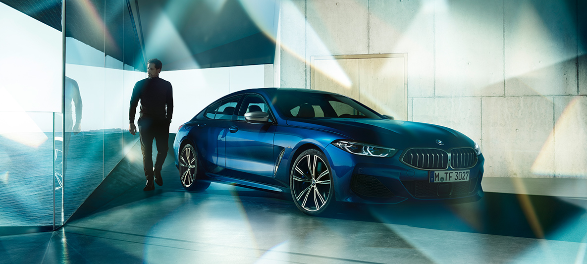 BMW Individual tročetvrtinski prikaz prednjeg kraja BMW serije 8 Gran Coupé, BMW Individual tročetvrtinski prikaz prednjeg kraja