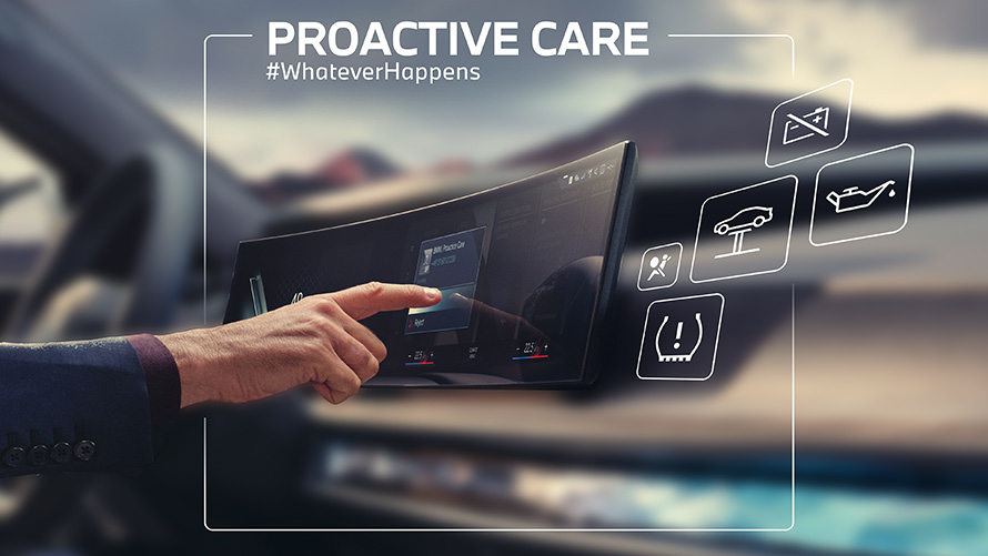 BMW iX1 U11 BEV Proactive Care BMW iX1 U11 BEV unutrašnjost Curved Display Proactive Care