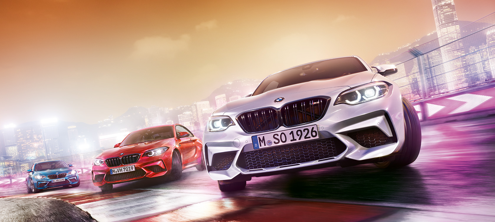 BMW M2 Competition u akciji BMW M2 Competition, sprijeda.