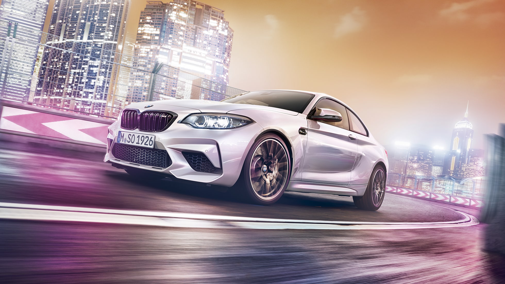 Dizajn vanjštine BMW-a M2 Competition F87 Dizajn vanjštine BMW-a M2 Competition F87 2018 Hockenheim Silver metalik tročetvrtinski prednji pogled