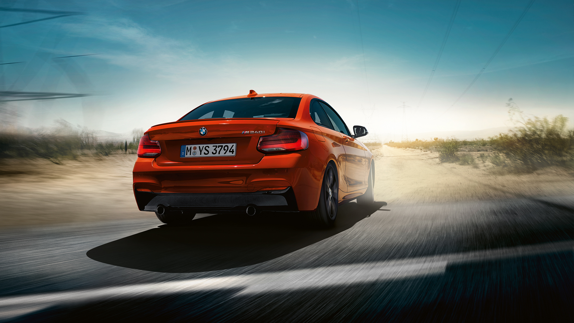 Šasija BMW-a M240i Coupé Šasija BMW-a M240i Coupé F22 2017 Sunset Orange metalik
