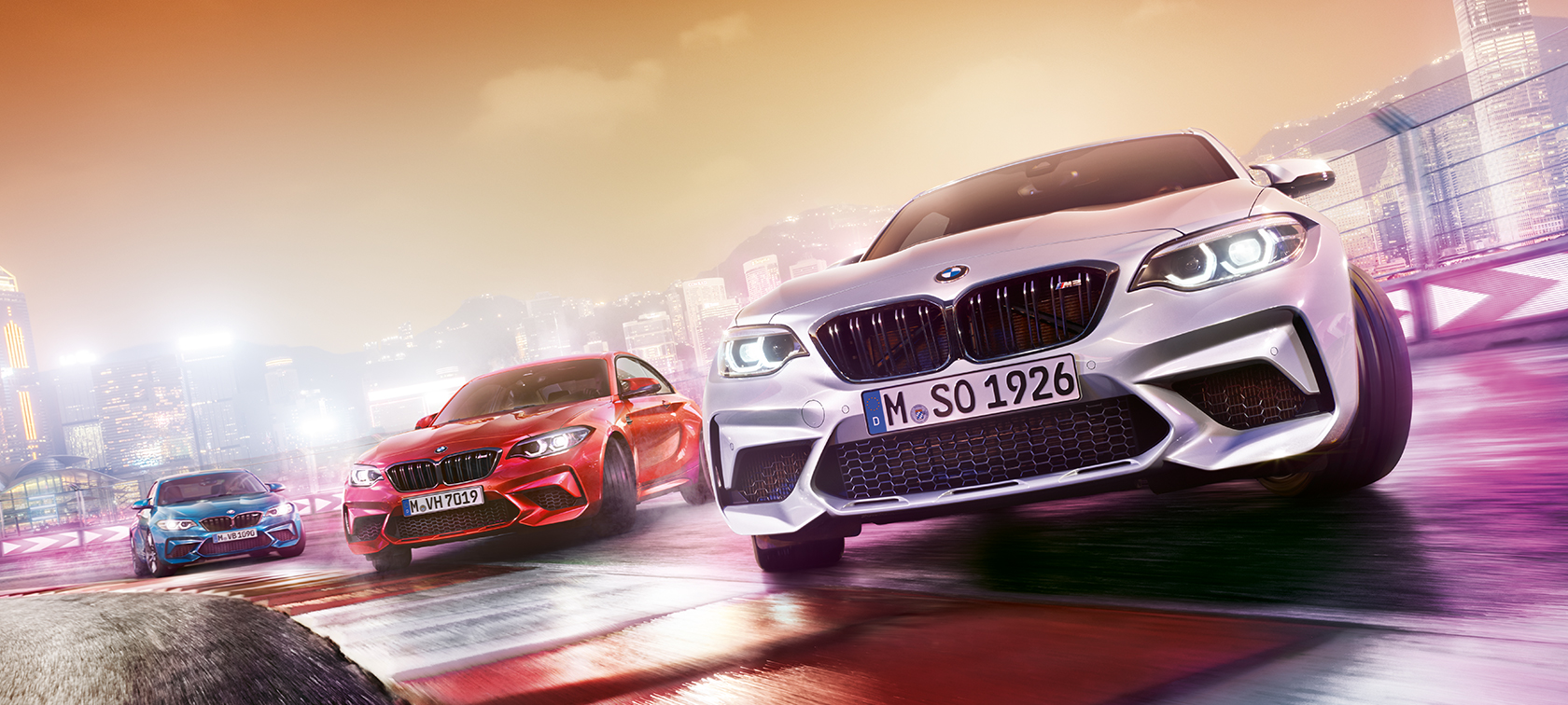 Dizajn BMW M2 Competition Dizajn BMW M2 Competition F87 2018 Hockenheim Silver metalik tročetvrtinski prednji pogled
