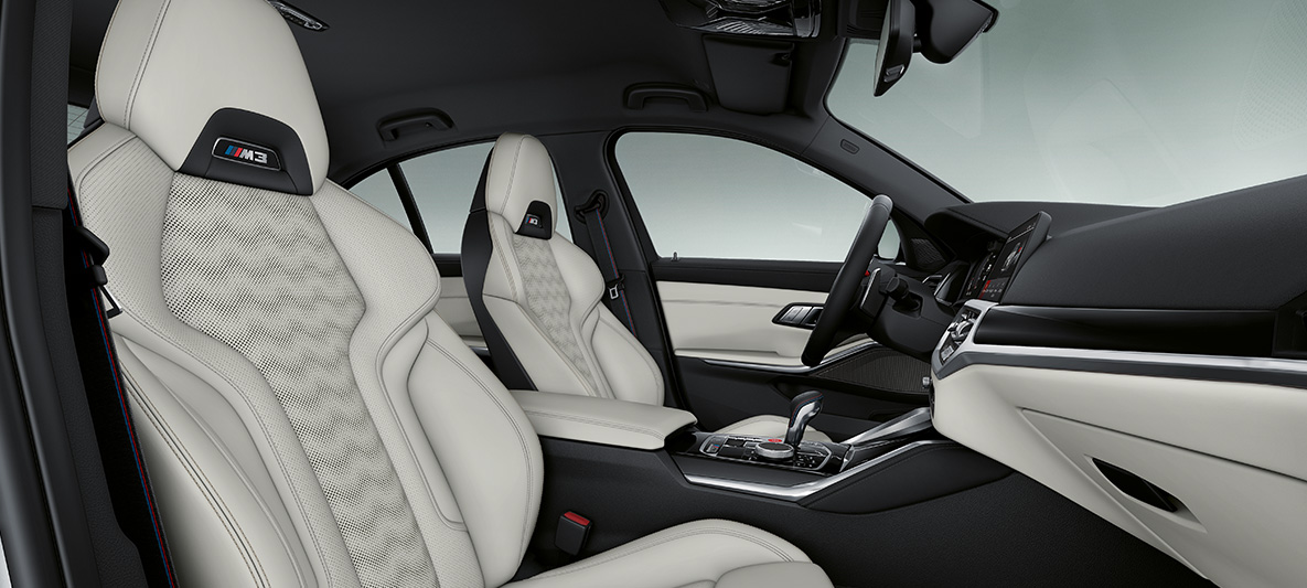 BMW Individual potpuno kožna unutrašnjost ‘Merino’ Tartufo BMW M3 Limuzina 2020 G80 unutrašnjost BMW Individual potpuno kožna unutrašnjost ‘Merino’ Tartufo BMW M3