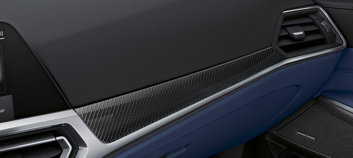 BMW Individual unutrašnje površine Carbon Fibre sa Pearl-gloss Chrome naglascima BMW M3 limuzina G80 2021 unutrašnjost BMW Individual unutrašnje površine Carbon Fibre sa Pearl-gloss Chrome naglascima BMW M3 limuzina G80 2021 unutrašnjost