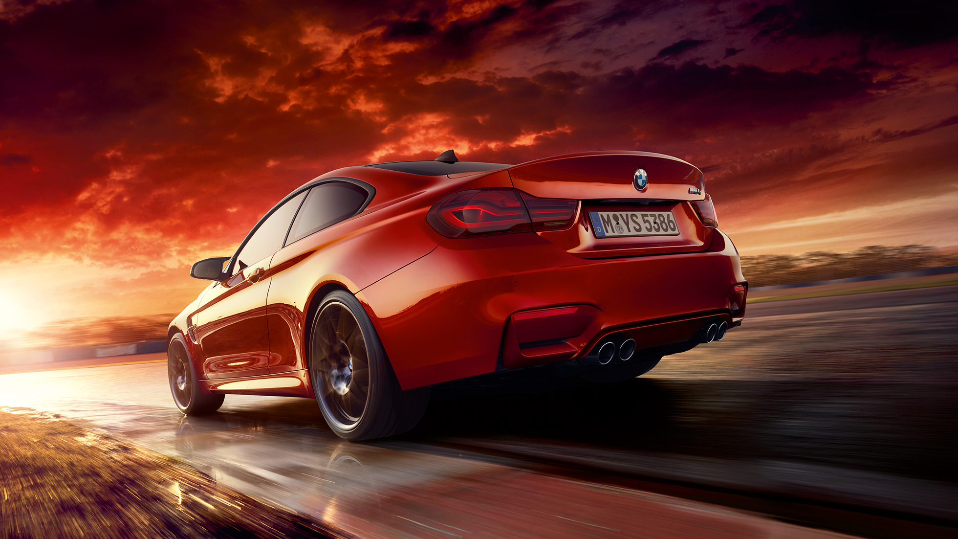 BMW M4 Coupé, stražnji pogled BMW M4 Coupé, dizajn, stražnji pogled