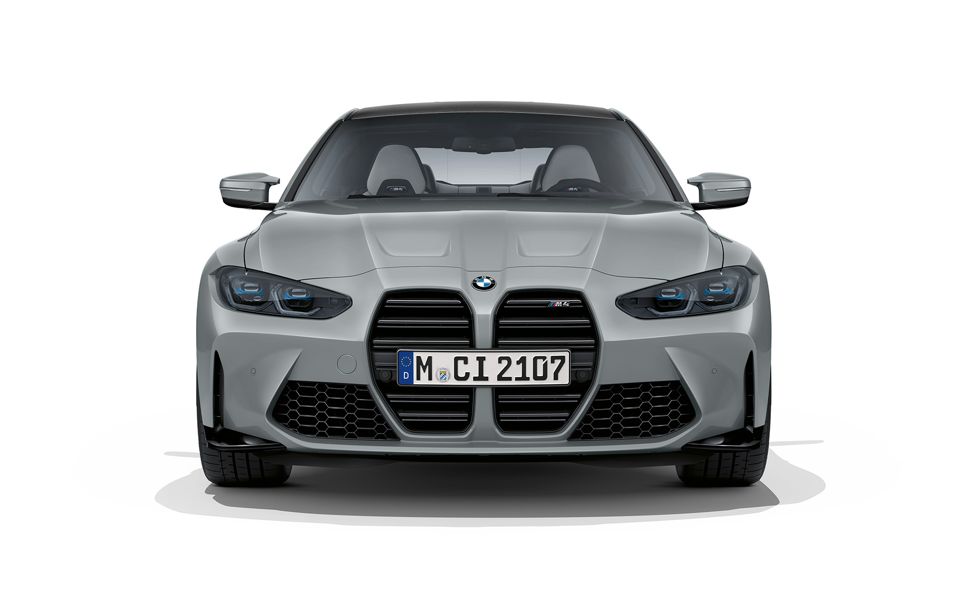 BMW M4 Coupé G82 2020 Brooklyn Grey metalik pogleda sprijeda