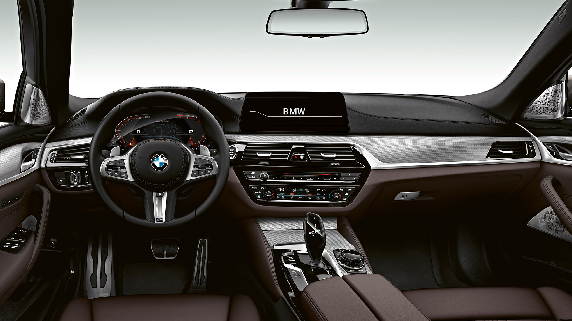 Dizajn unutrašnjosti. Kokpit BMW-a M550i i BMW-a M550d.