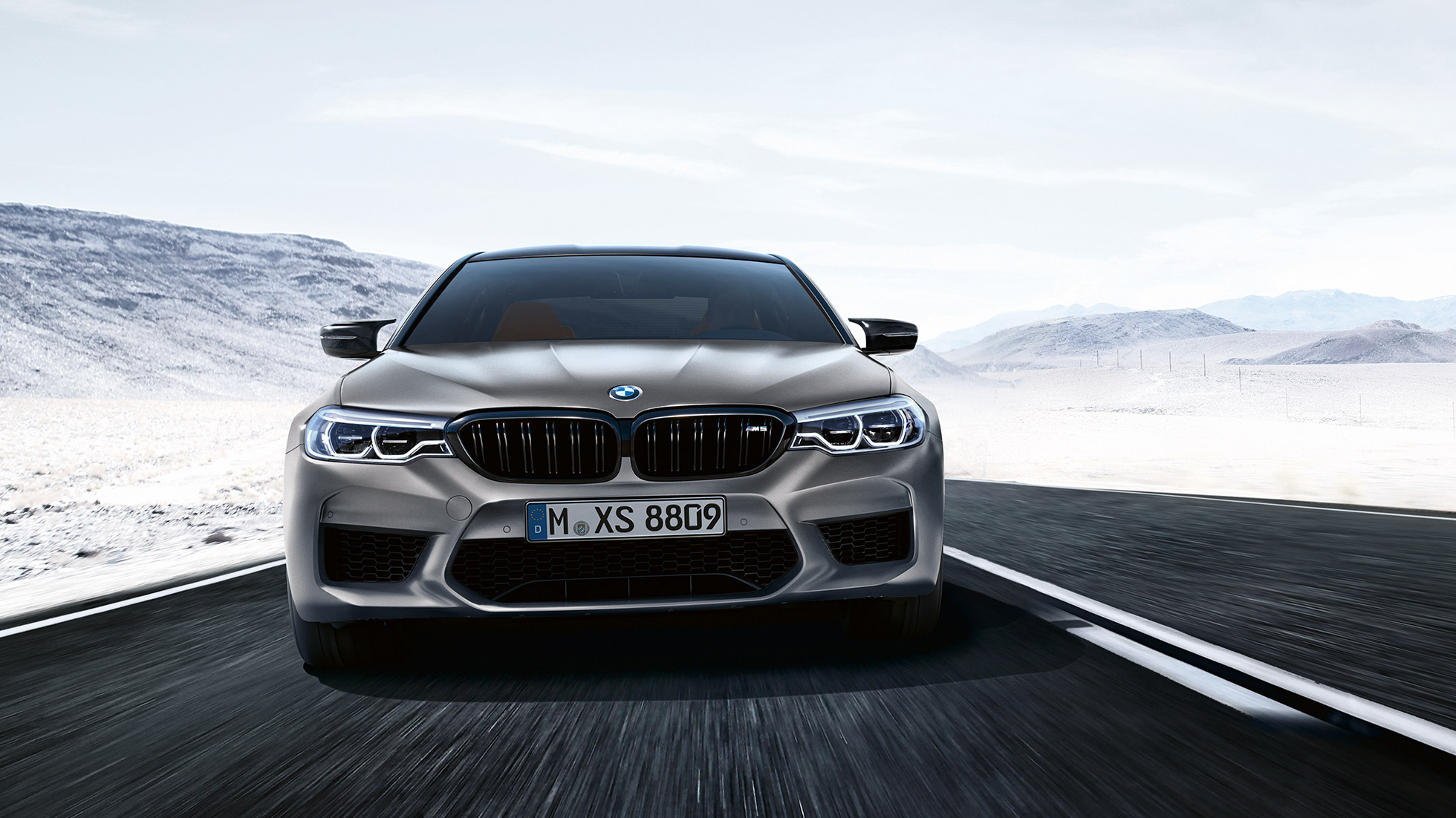 Dizajn prednjeg kraja Prikaz dizajna prednjeg kraja BMW-a M5 Competition.