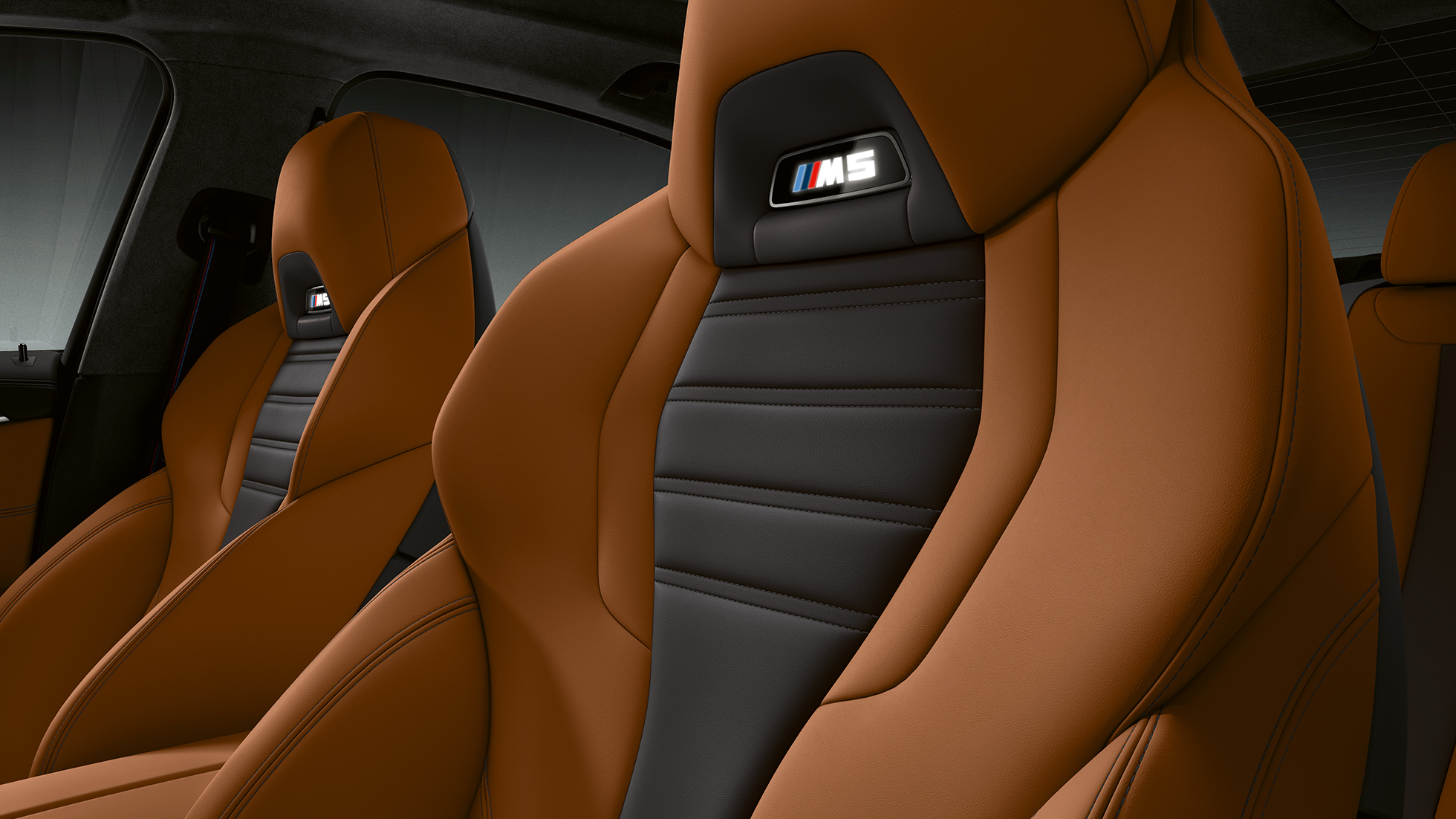 BMW rešetka maske. Prednji prikaz dizajna rešetke BMW-a M5 Competition.