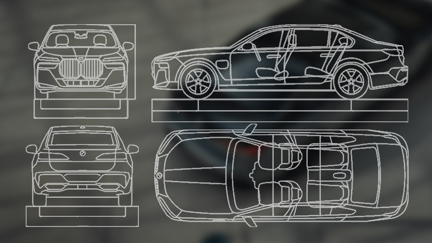 Dimenzije BMW M760e xDrive Limuzina G70 Dimenzije BMW M760e xDrive Limuzina G70