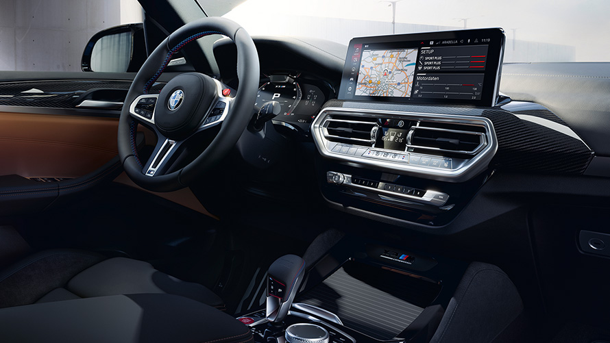 BMW X3 M Competition F97 LCI Facelift 2021 kokpit BMW X3 M Competition F97 LCI Facelift 2021 kokpit unutrašnjost