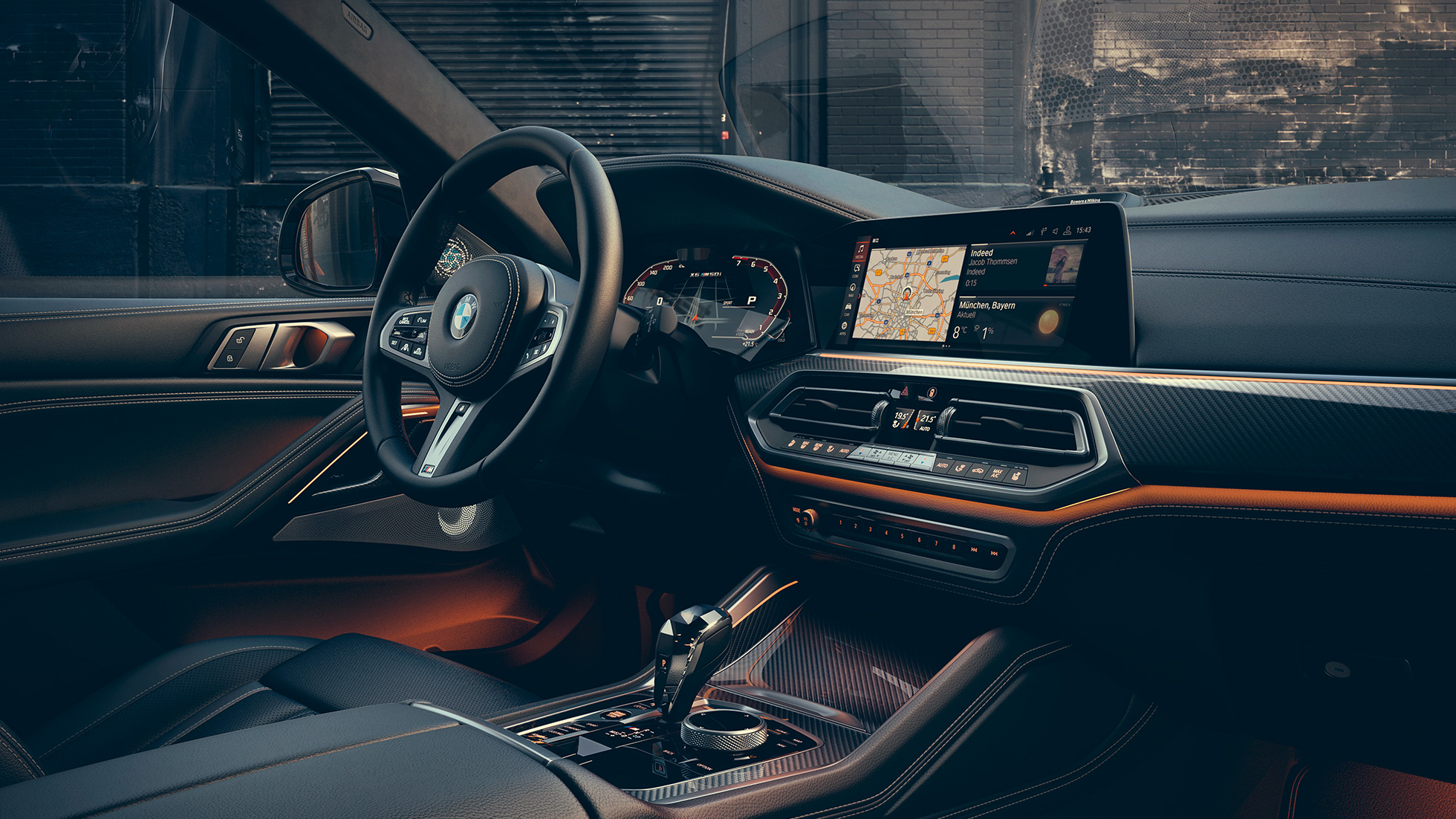 Dizajn unutrašnjosti BMW-a X6 M50i i M50d G06 Dizajn unutrašnjosti s kokpitom BMW-a X6 M50i i M50d G06