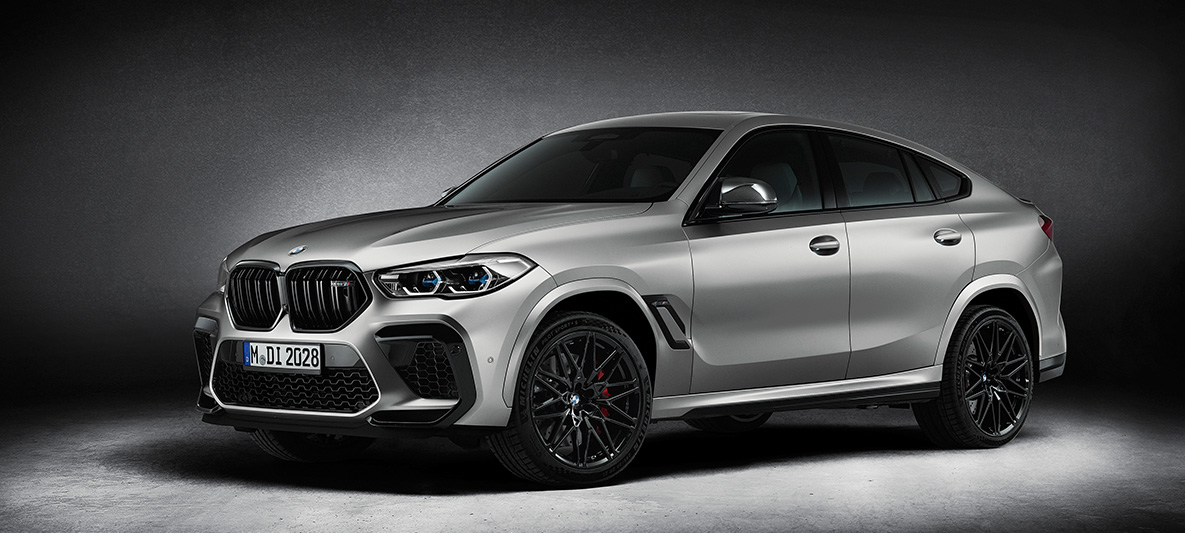 BMW X6 M First Edition F96 2020 BMW Individual specijalna boja Frozen Dark Silver metalik mat tročetvrtinski pogled sprijeda BMW X6 M First Edition F96 2020 BMW Individual specijalna boja Frozen Dark Silver metalik mat tročetvrtinski pogled sprijeda