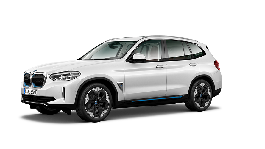 BMW serije X; Tročetvrtinski bočni prikaz BMW-a iX3 G08 BMW serije X; Tročetvrtinski bočni prikaz BMW-a iX3 G08
