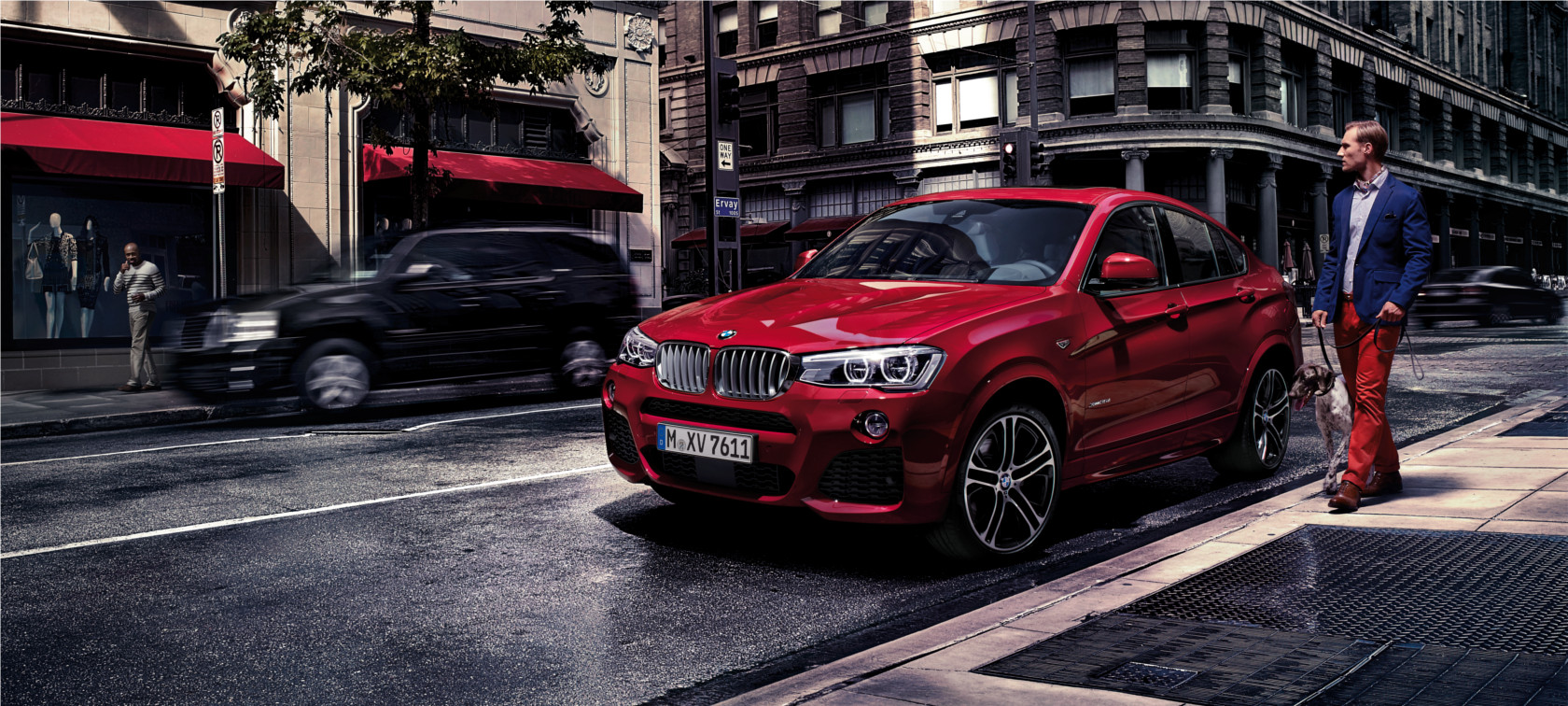 BMW X4 BMW X4 u gradu.