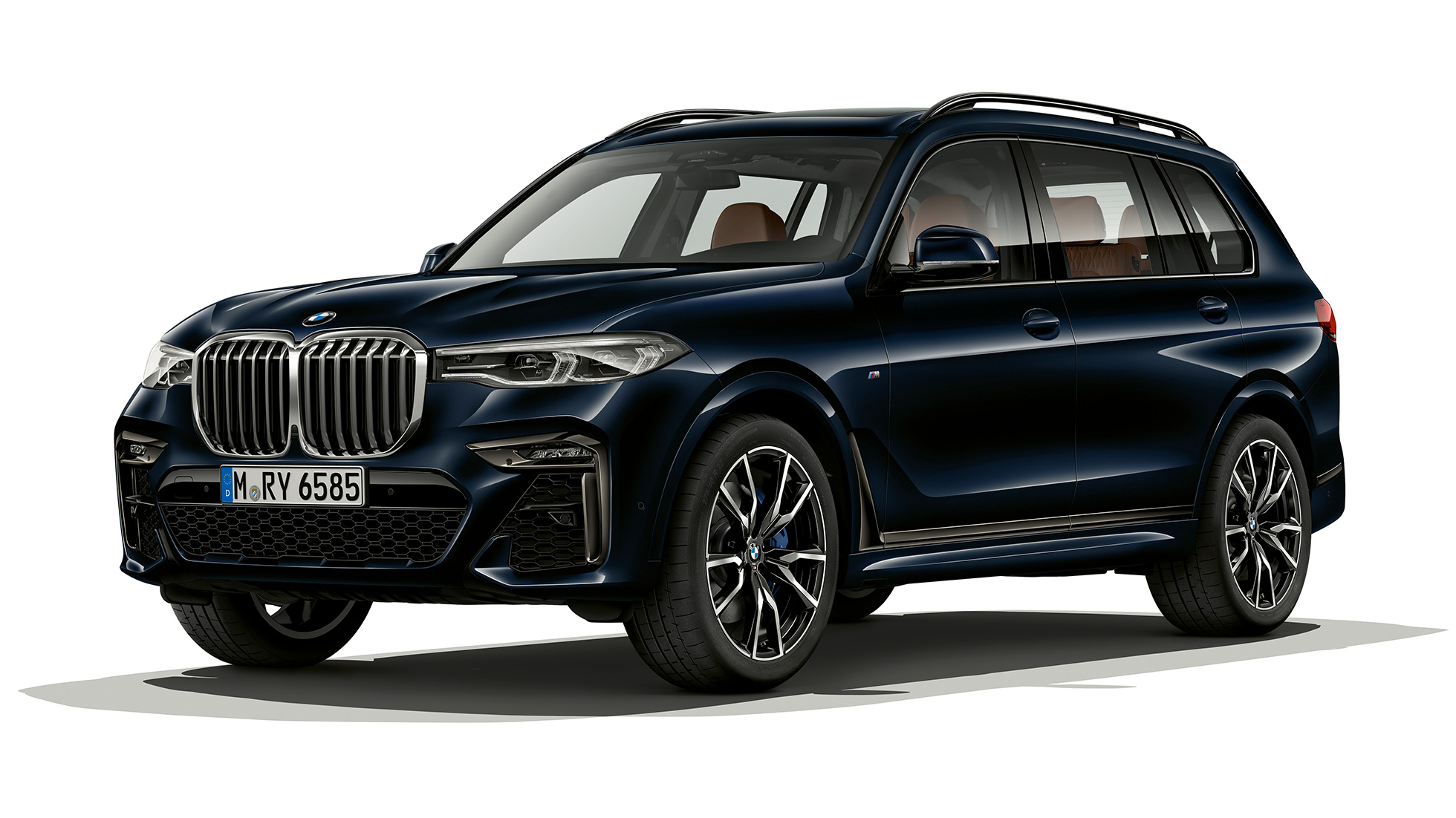 BMW X7 BMW Individual X7 xDrive40i Studijski prikaz BMW-a X7 tročetvrtinskog prikaza prednjeg kraja u M Sport paketu
