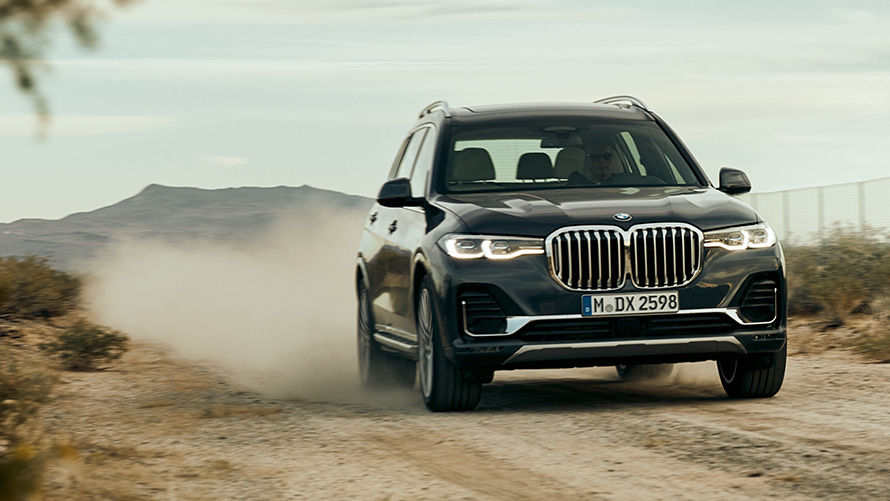 Vozna udobnost BMW X7 G07 2019 pogled izbliza Vozna udobnost BMW X7 G07 2019 pogled izbliza